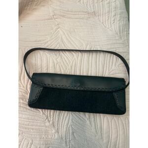 City DYNK Wool/Leather Purse Over Shoulder Flat & Long​